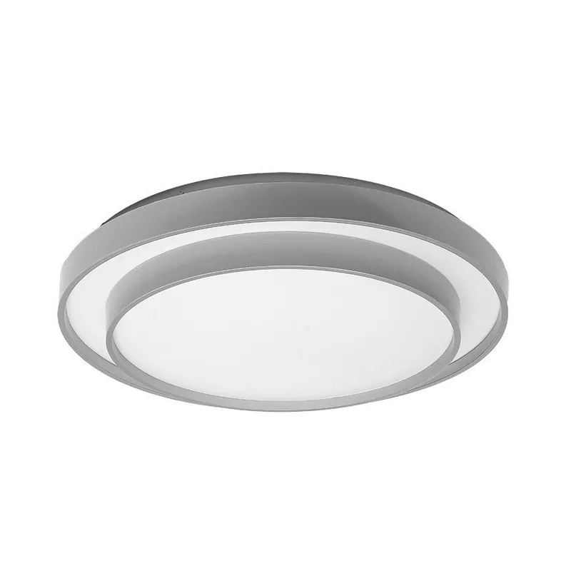 plafon de techo metal color blanco serie fana 50cm - Decoración
