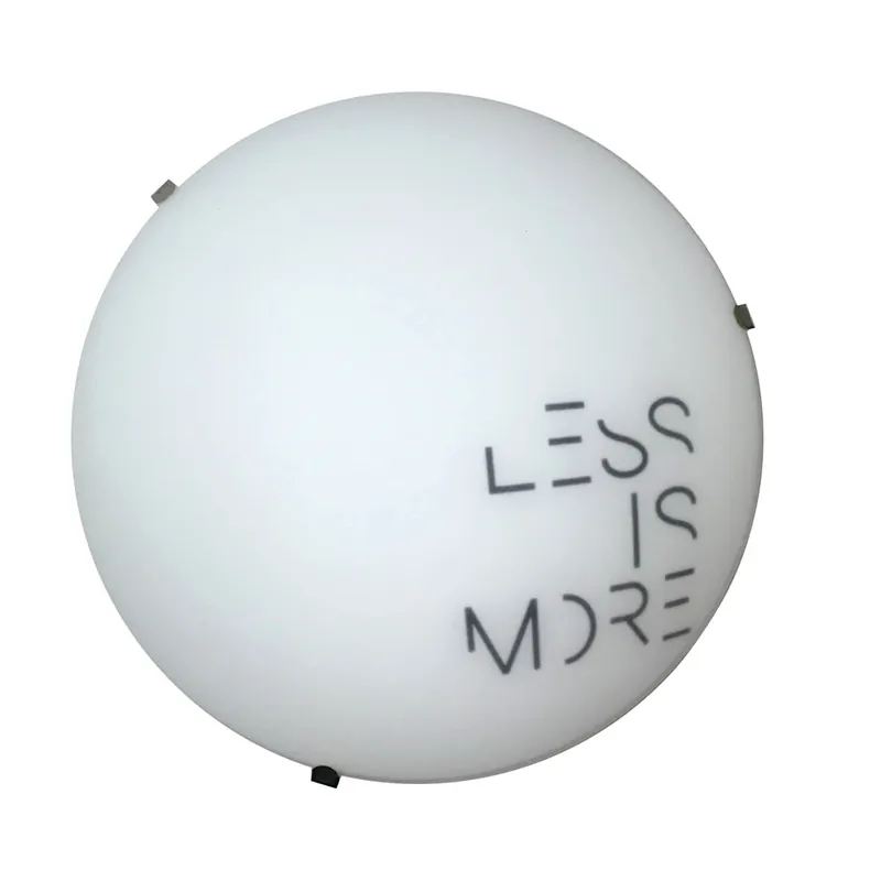 Plafón LESS IS MORE 1 luz 22w 25x25x10cm blanco - Decoración