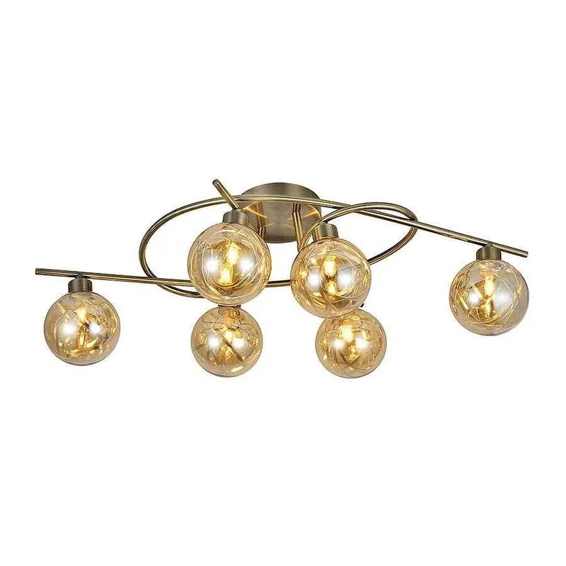 plafon metal color dorado serie varanasi 65cm - Decoración