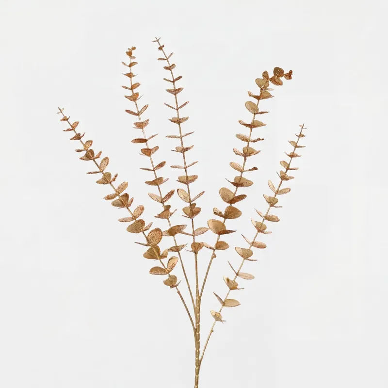 Planta XMAS EUCALIPTO artificial dorado 85cm marca EVERLANDS - Decoración
