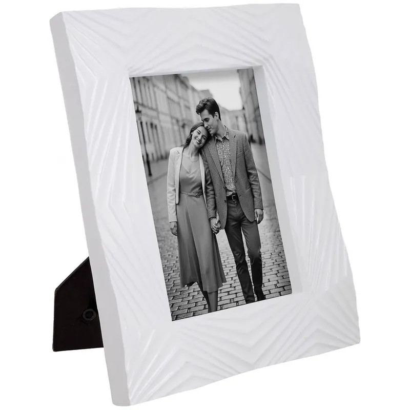 Porta fotos 13X18 blanco 20,6x3,1x25,5h cm - Decoración