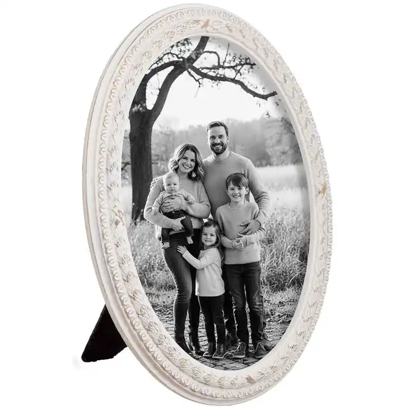 Porta fotos 13X18 blanco 15,3x1,7x19,9h cm - Decoración