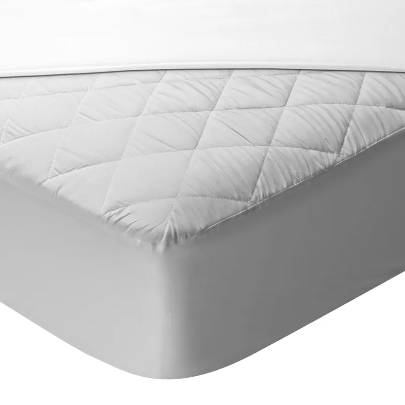 Protector colchón microfibra cama 90cm acolchado aloe vera - Descanso