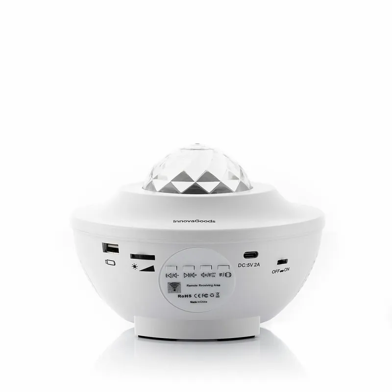 Proyector LED de Estrellas con Altavoz Sedlay InnovaGoods - Decoración