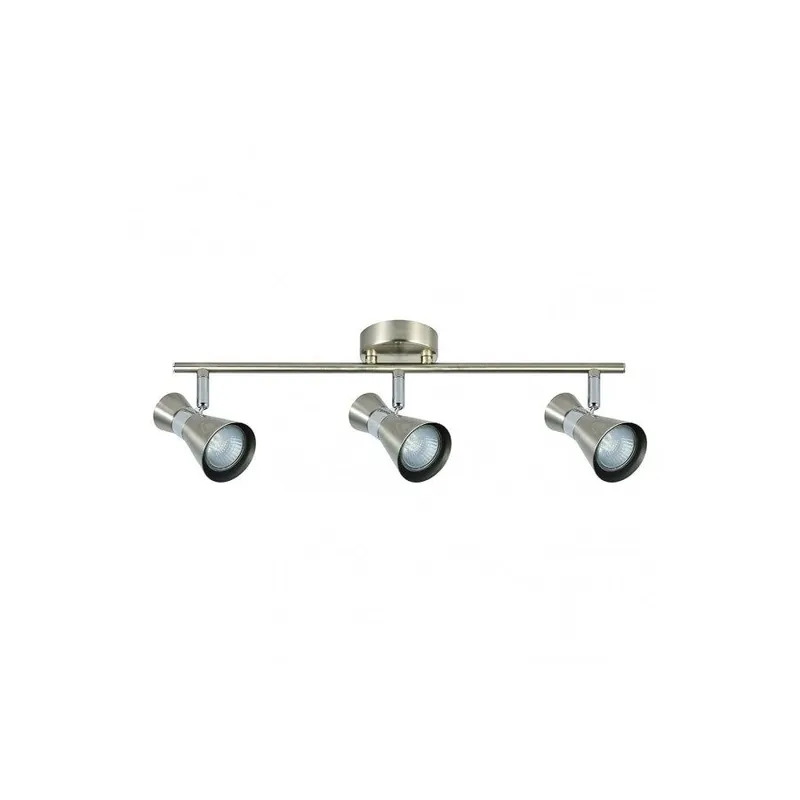 regleta 3 luces metal color niquel serie mã¡ximo 48.5cm - Decoración