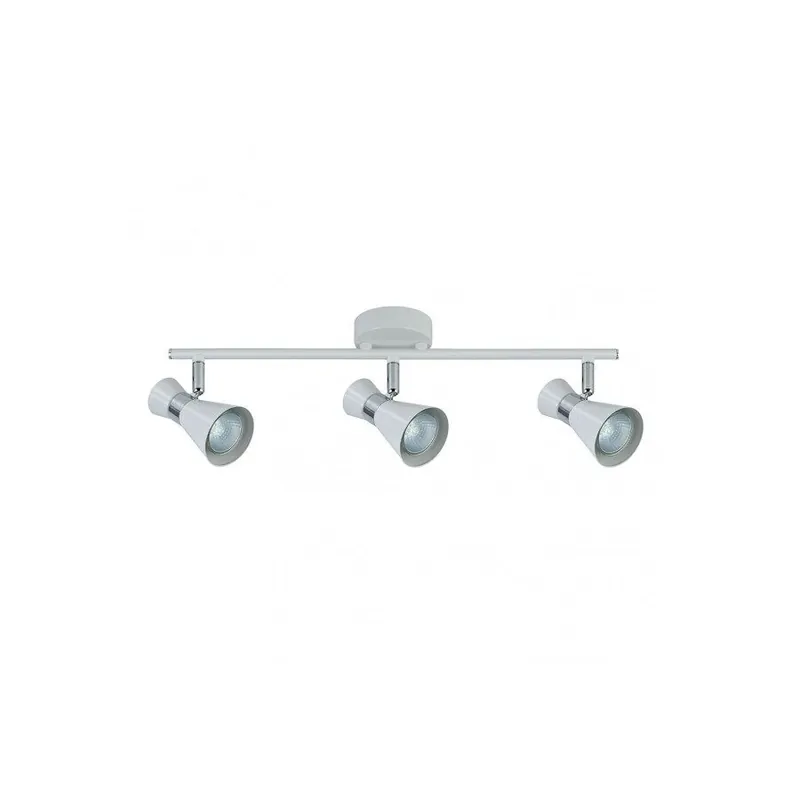 regleta 3 luces metal color blanco serie mã¡ximo 48.5cm - Decoración