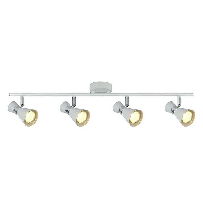 regleta 4 luces metal color blanco serie mã¡ximo 69.5cm - Decoración