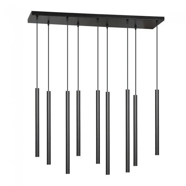 Regleta de techo Tizo Negro 9 luces marca Wonderlamp - Decoración