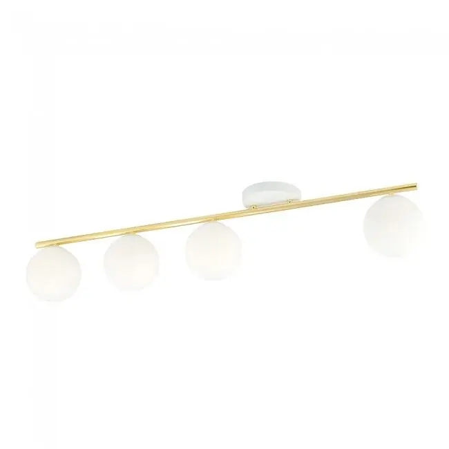 Regleta de techo Valenti II Opal 4 luces marca Wonderlamp - Decoración
