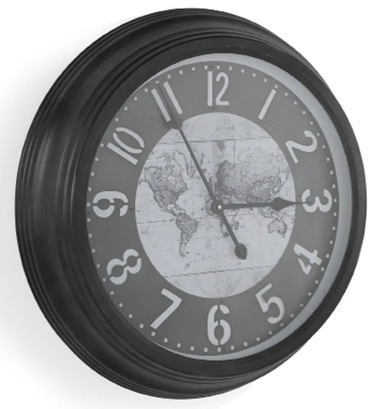 Reloj de pared de metal - Decoración