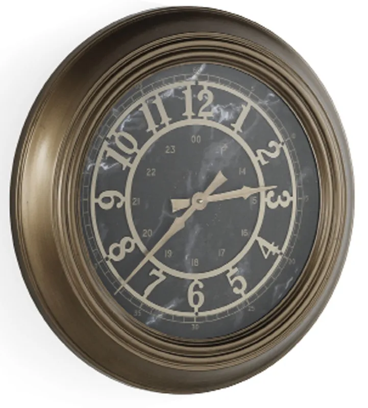 Reloj de pared de metal - Decoración