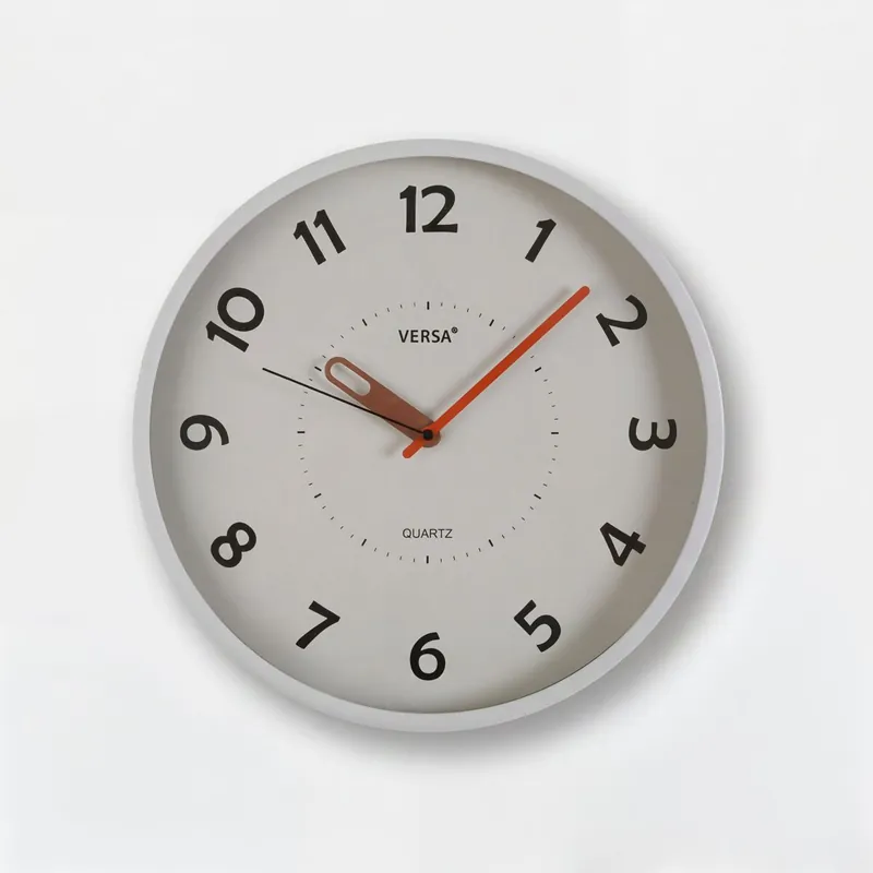 Reloj de pared SANDRA 30cm blanco marca VERSA - Decoración