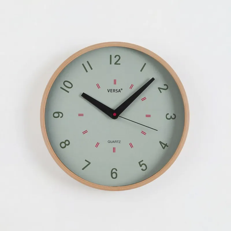 Reloj de pared SOFIA 30cm beige marca VERSA - Decoración
