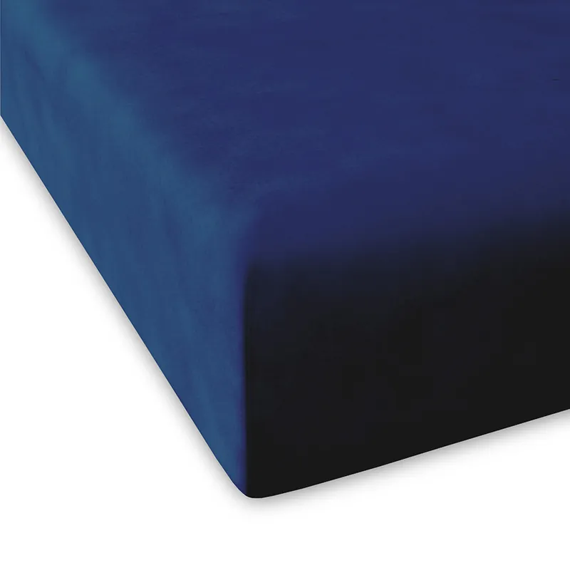 Sábana bajera CASUAL azul marino 140x200+28 cm - Textil