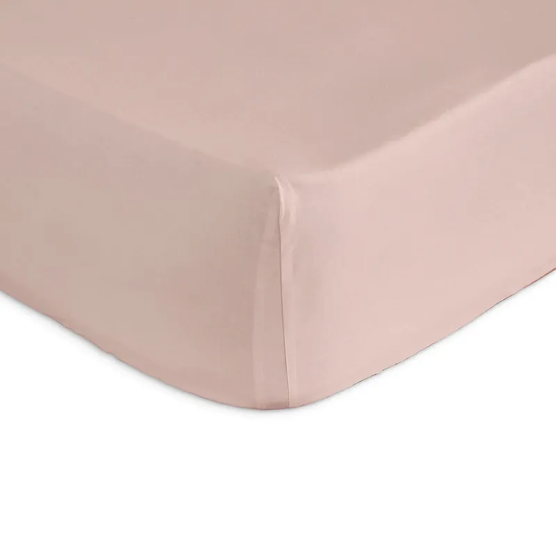 Sábana bajera ajustable de algodón CASUAL 90x200+28 cm Rosa claro - Textil