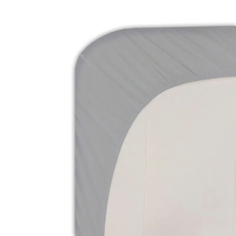 Sábana bajera microfibra SILK cama 90cm color gris - Textil