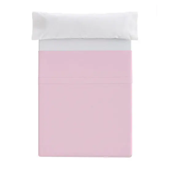 Sábana Encimera Ajustable Donegal Cama 90cm Rosa - Textil