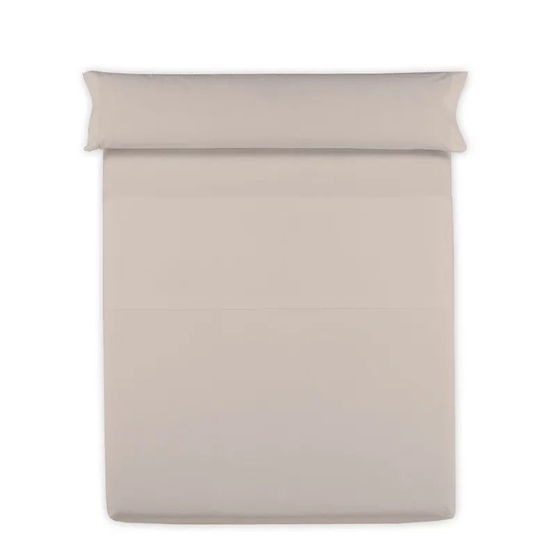 Sábana encimera VICTORIA cama 90cm color tierra - Textil