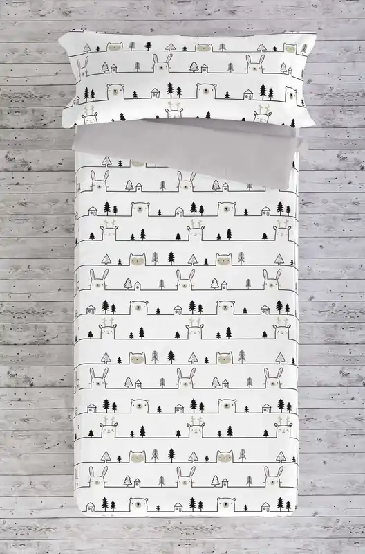 SACO NORDICO SIN RELLENO HOUSE ANIMALS CAMA 90 - Textil