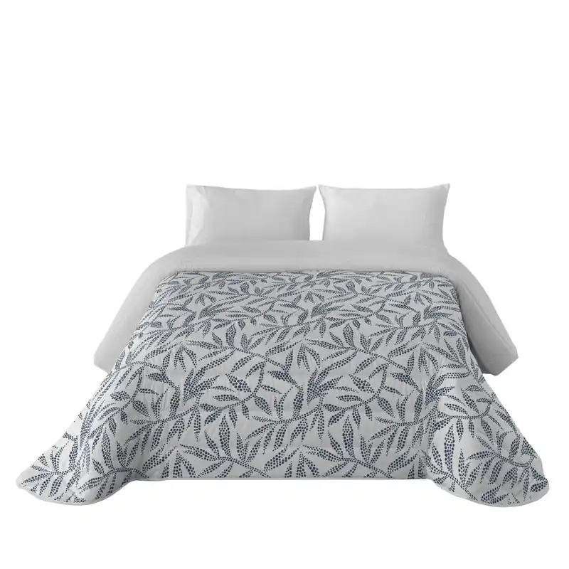 SANDAL - Edredón Nórdico Estampado - Acolchado de Gran Confort y Extrasuave - Gramaje 300 Gramos con Tacto Pluma - Cama 90 - WAKIA BLUE