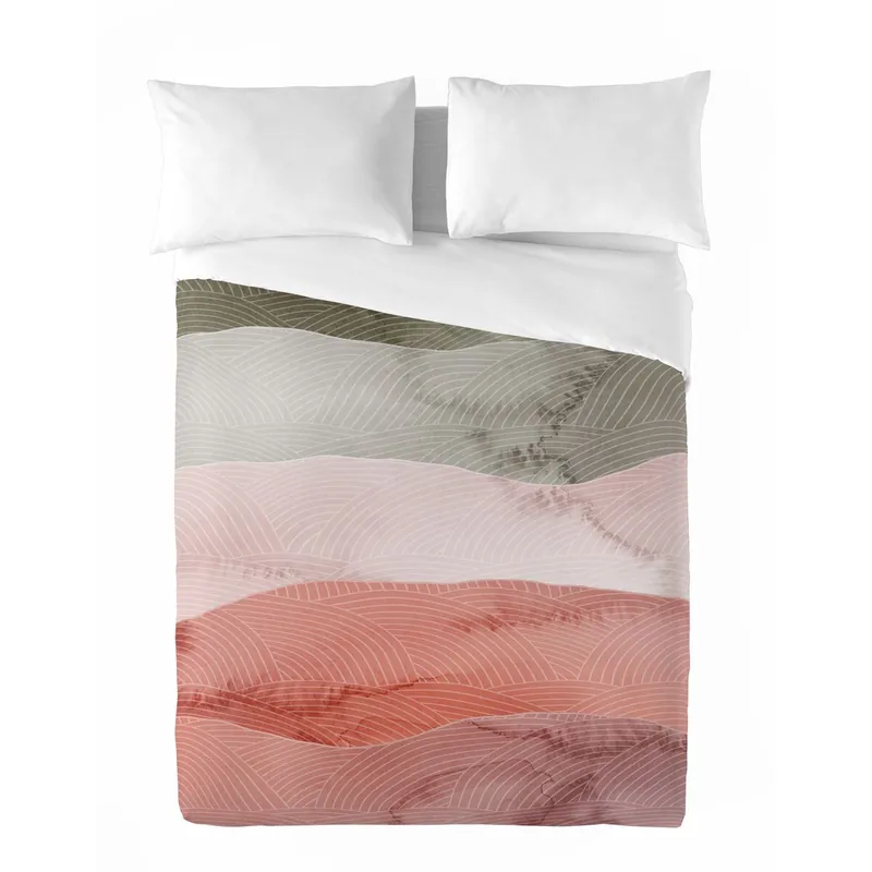 SANDAL - Funda Nórdica Estampada cama 90 - Algodón Extrasuave - Incluye 1 Funda de Almohada - OCEAN RED