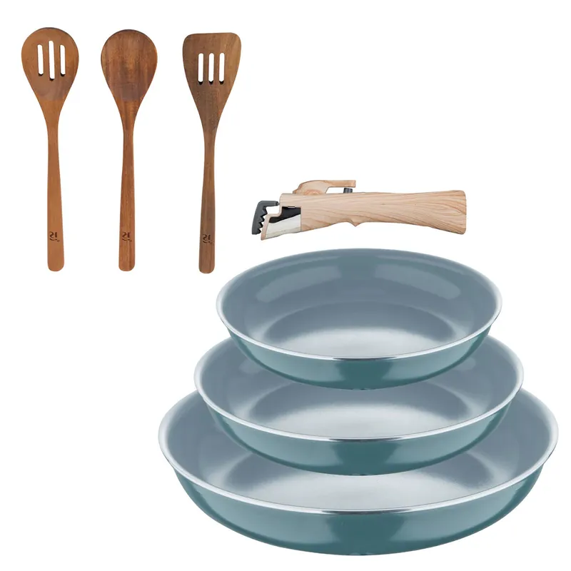 Sartenes Ø18Ø20Ø24cm inducción Click&Cook y Utensilios de cocina