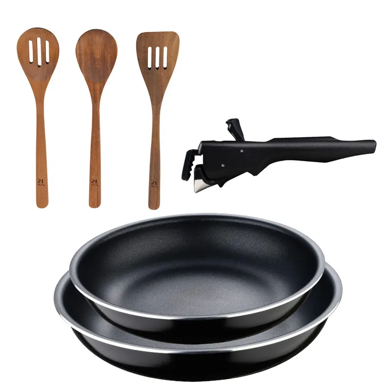 Sartenes Ø22Ø26cm inducción Click&Cook y Utensilios de cocina