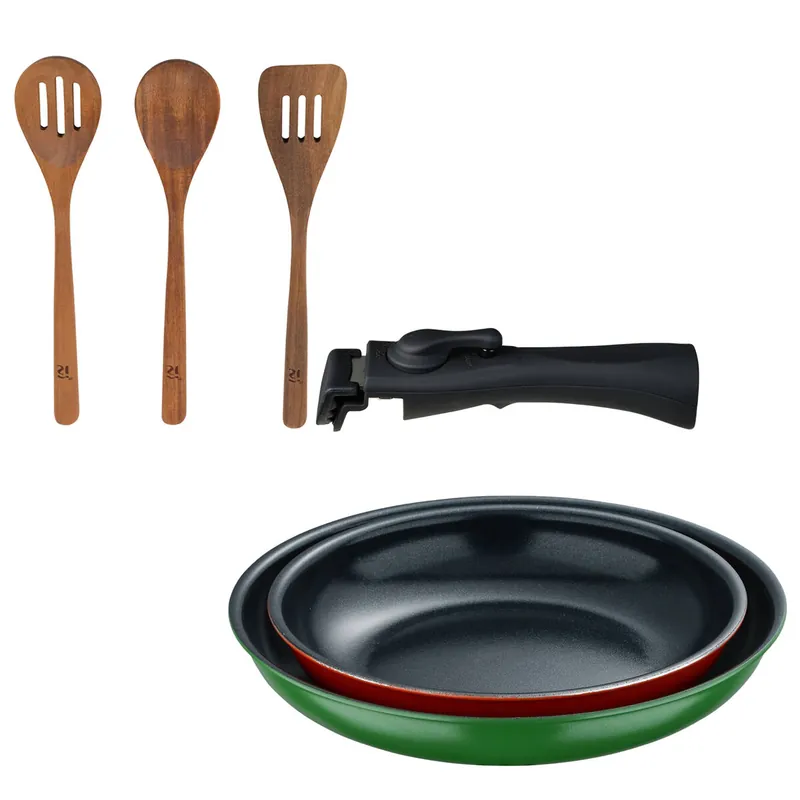 Sartenes Ø22Ø26cm inducción Click&Cook y Utensilios de cocina