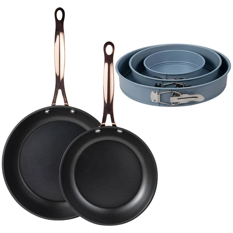 Sartenes Ø20Ø24cm inducción Copper y Juego de moldes horno - Cocina