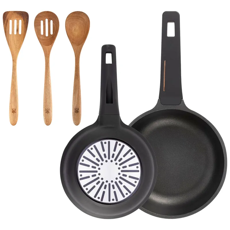 Sartenes Ø20Ø24cm inducción Copper y Utensilios de cocina