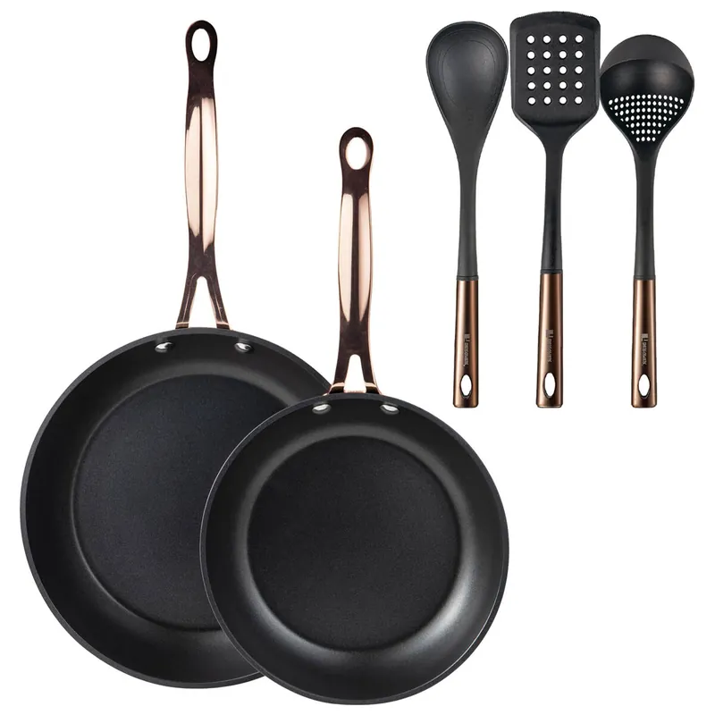 Sartenes Ø20Ø24cm inducción Copper y Utensilios de cocina