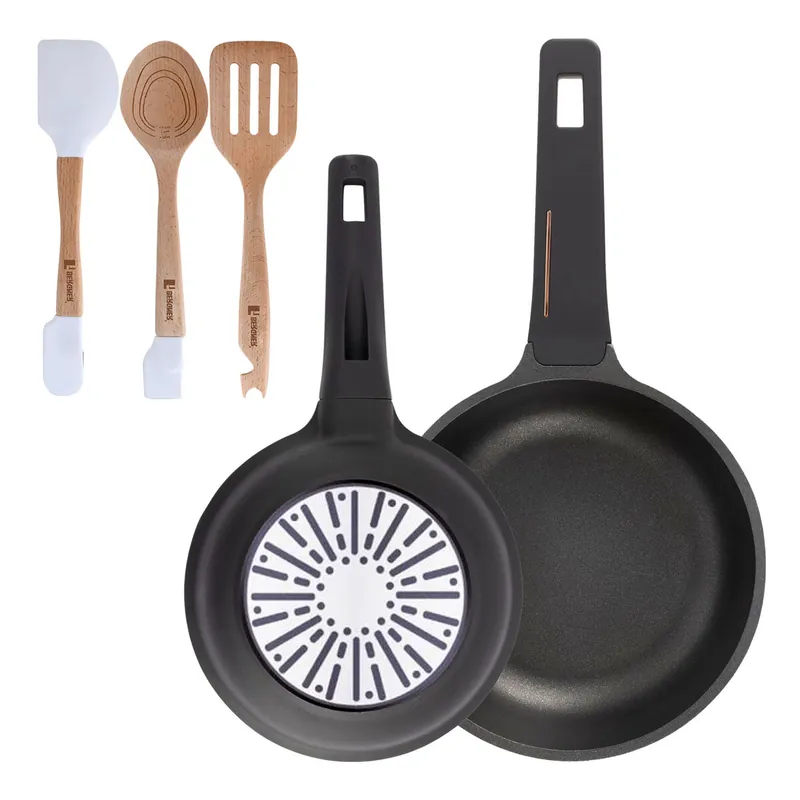 Sartenes Ø20Ø24cm inducción Copper y Utensilios de cocina