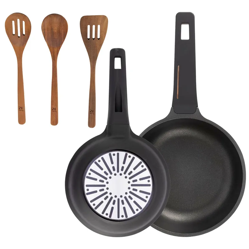 Sartenes Ø20Ø24cm inducción Copper y Utensilios de cocina