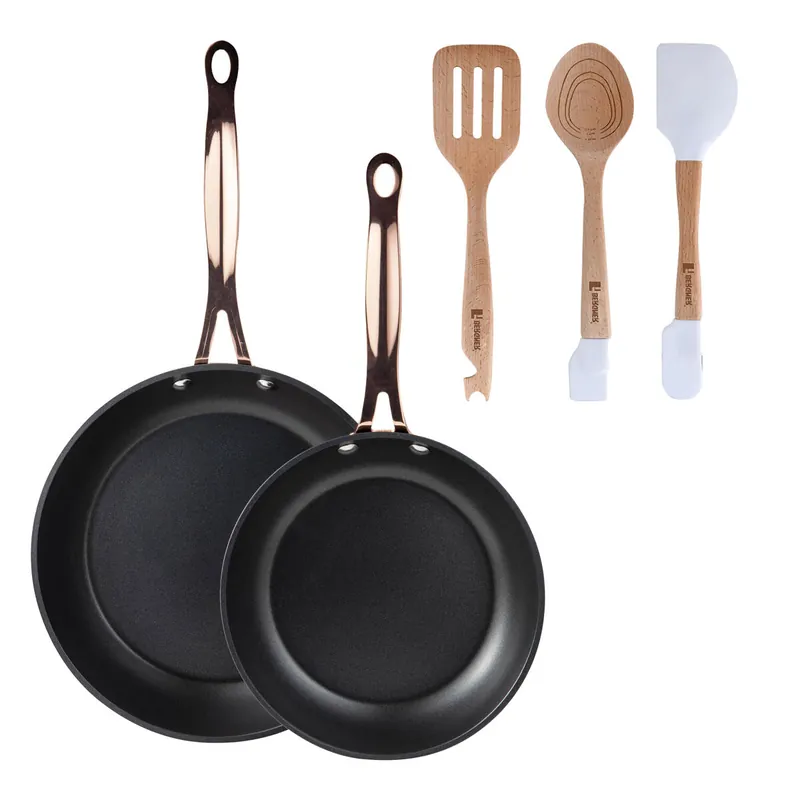 Sartenes Ø20Ø24cm inducción Copper y Utensilios de cocina