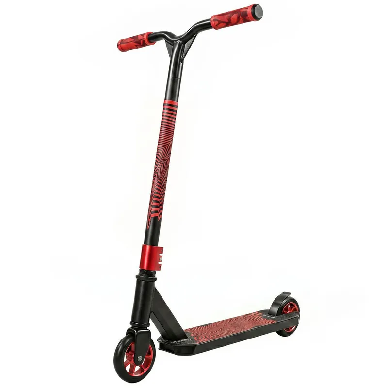 SPORTNOW Scooter Acrobático, Scooter Freestyle con Manillar 360°, Rodamientos ABEC-9, Ruedas de PU de 120 mm, Marco de Aluminio Acero, Antideslizante, para Adolescentes, Adultos para Skatepark, Dorado