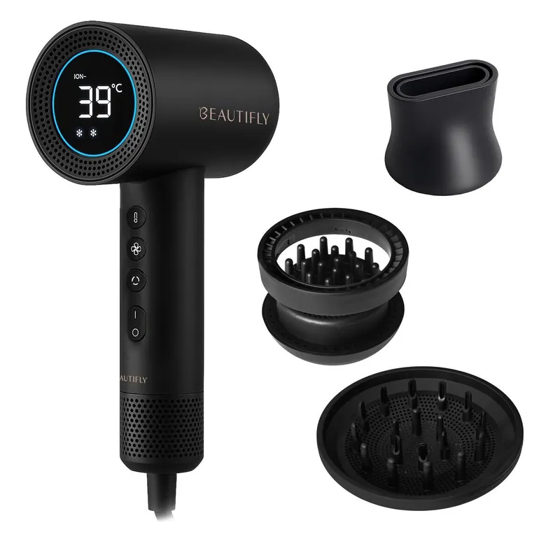 Beautifly Secador de Pelo Ionico MistEssence Negro Aire Frío Regulable - Electrodomésticos