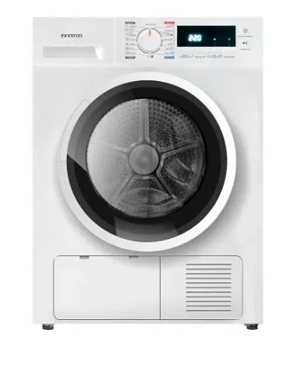 Secadora Carga Frontal Infiniton SD-A82I, 8 kg, Condensación, B, Blanco
