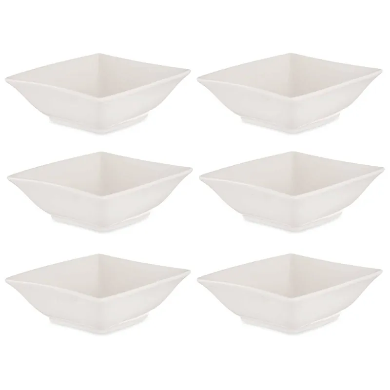 Set 6 cuencos porcelana aperitivo colección VESSIA - Cocina