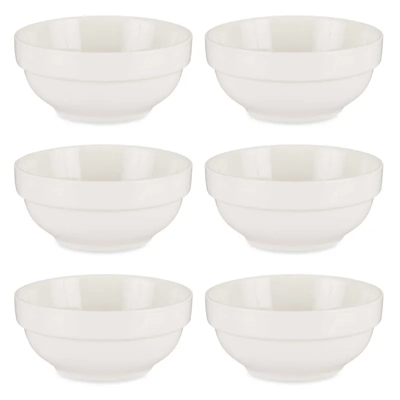 Set 6 cuencos porcelana aperitivo colección VESSIA - Cocina