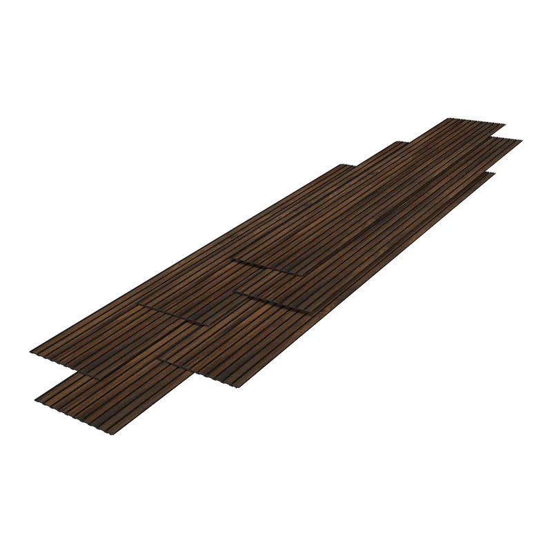 Set de 12x paneles de pared 3D Boxtel 195x31,5 cm - Efecto nogal [NEU.HOLZ]