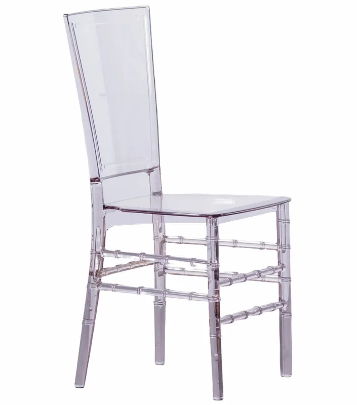 Silla de diseño en policarbonato transparente - Ghost