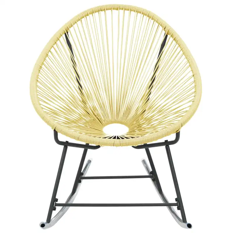 Silla de jardin Acapulco ratán sintético beige - Jardín