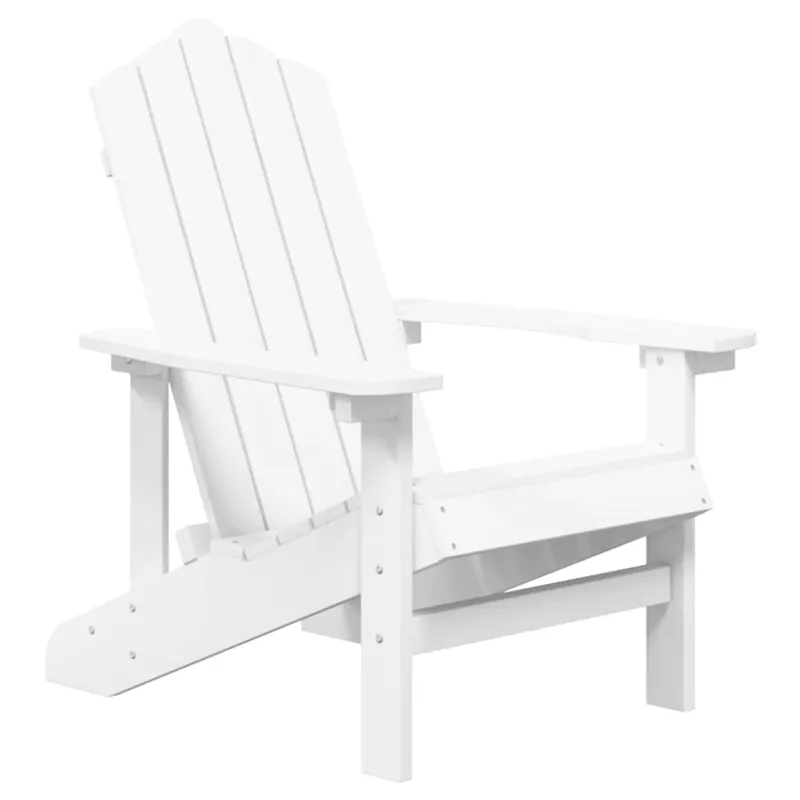 vidaXL Silla de jardín Adirondack HDPE gris antracita