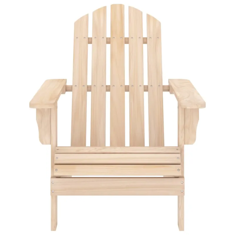 Silla de jardin Adirondack madera maciza de abeto verde - Jardín