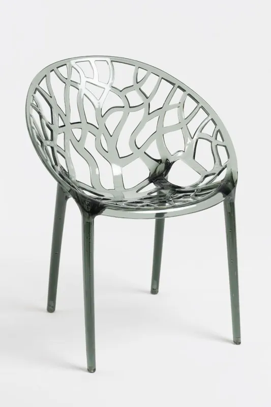 Silla Nido Transparente - Transparente Ahumada