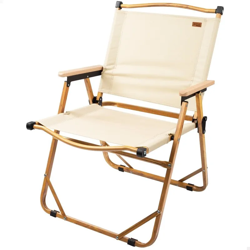 Silla plegable alta glamping Aktive - Jardín