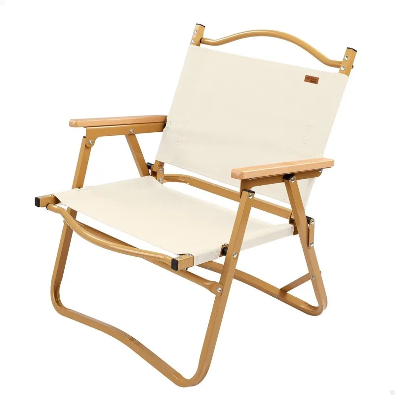 Silla plegable baja glamping c/bolsillo Aktive - Jardín