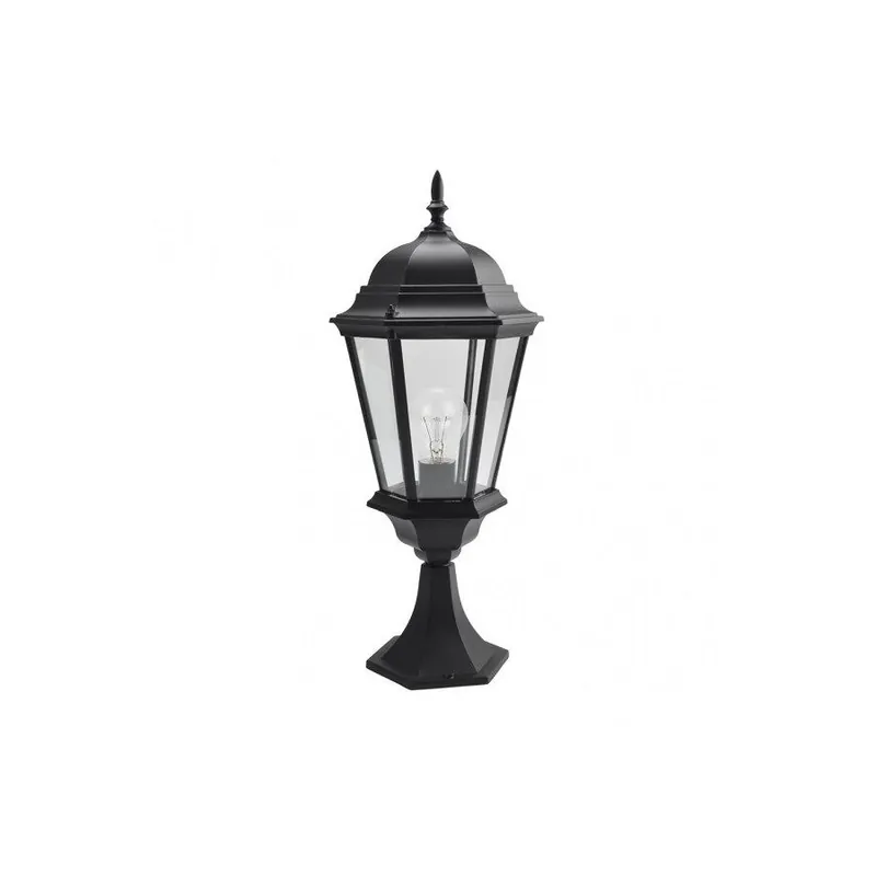sobremuro exterior aluminio color negro serie regulus 23cm - Decoración