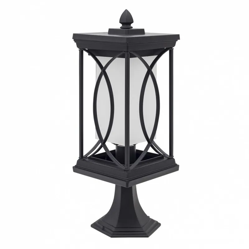 sobremuro jardin metal color negro serie garden 16.5cm - Decoración