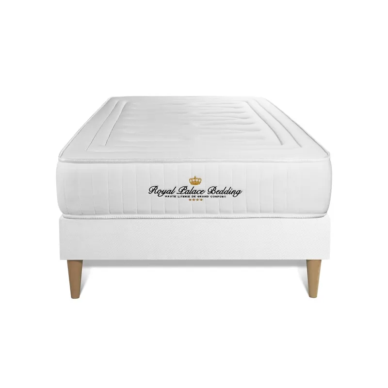 Pack colchón Nottingham 90x190cm + Somier multiláminas, espuma viscoelástica, 3 zonas de confort - Descanso